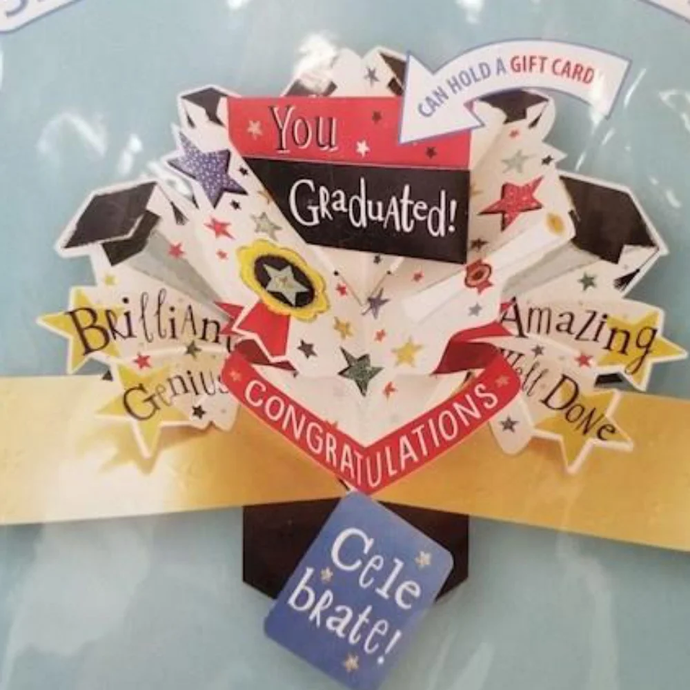 A Paper Miracle Second Nature Pop Ups Invitation, Graduation